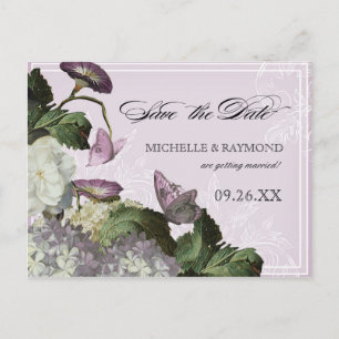 Morning Glory Hydrangea - Save the Date Briefkaart