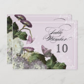 Morning Glory Hydrangea - Tafelzitnummers Briefkaart (Voorkant / Achterkant)