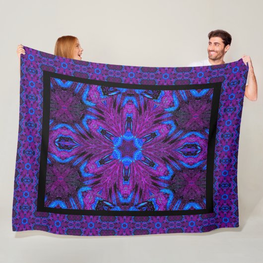 Morning Glory Light Fleece Deken (In situ)