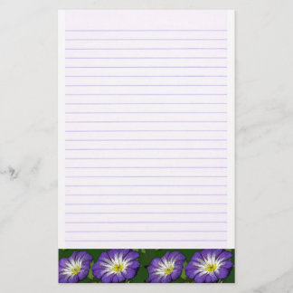 Morning Glory Lined Briefpapier