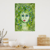 Morning Glory Nymph Poster (Keuken)