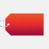 Morning Glory Ombre Gradient Cadeaulabel (Achterkant Horizontaal)