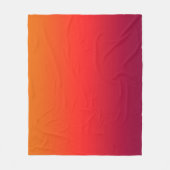 Morning Glory Ombre Gradient Fleece Deken (Voorkant)