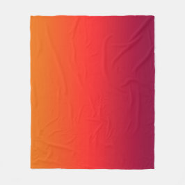 Morning Glory Ombre Gradient Fleece Deken