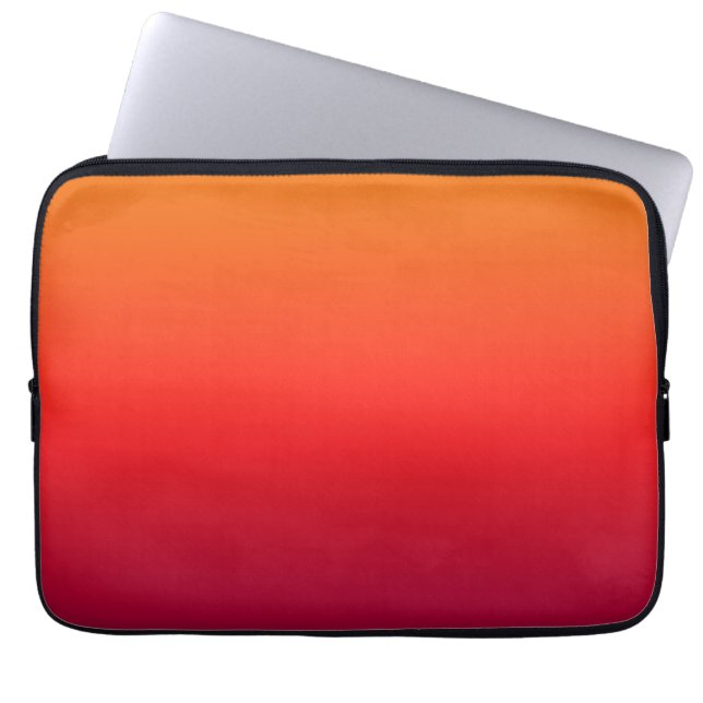 Morning Glory Ombre Gradient Laptop Sleeve (Voorkant)