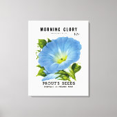 Morning Glory  Seed Packet Canvas Afdruk (Voorkant)