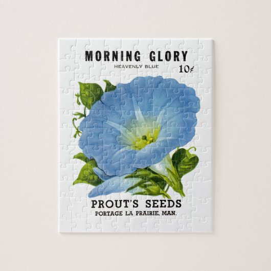 Morning Glory  Seed Packet Legpuzzel (Verticaal)