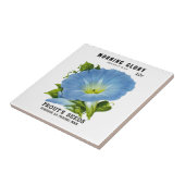 Morning Glory Seed Packet Tegeltje (Zijkant)