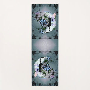 Morning Glory Shadow Fairy en Cosmic Cat Yogamat