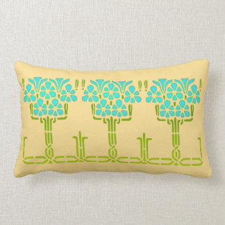 Morning Glory Stencil Pillow Kussen