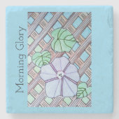 Morning Glory Stone Coaster Stenen Onderzetter (Voorkant)