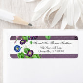 Morning Glory Summer Persoonlijke Adresetiketten Etiket (Insitu)