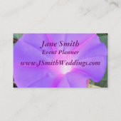 morning glory visitekaartje (Achterkant)