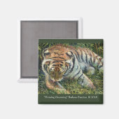 "Morning Grooming" Magneet (Voorkant / Achterkant)