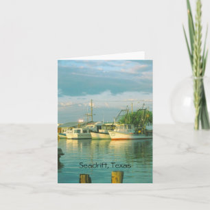 Morning Harbor, Seadrift, Texas Note Kaart