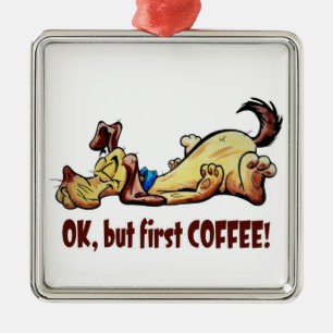 Morning Joe Metalen Ornament