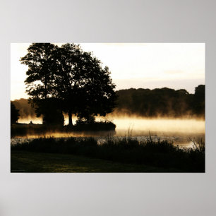 Morning Lake Scene wapcn Poster