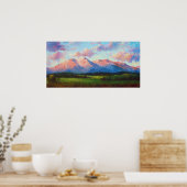 "Morning Light on Mount Shavano"-druk Poster (Keuken)