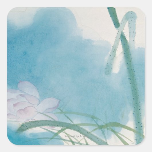 Morning Light Vierkante Sticker (Voorkant)