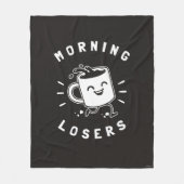 Morning Losers Fleece Deken (Voorkant)