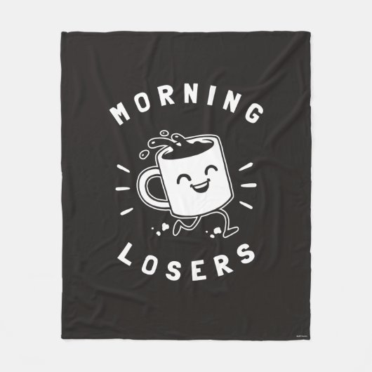 Morning Losers Fleece Deken (Voorkant)