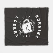 Morning Losers Fleece Deken (Voorkant (Horizontaal))