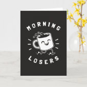 Morning Losers Kaart (Gele Bloem)