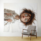 Morning Madness: koffie eerst, vragen later Wandkleed (In Situ (horizontaal))