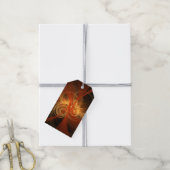 Morning Magic Abstract Art Cadeaulabel (Met Touw)