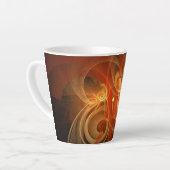 Morning Magic Abstract Art Latte Mok (Linkerhoek)