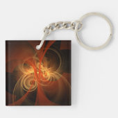 Morning Magic Abstract Art Sleutelhanger (Achterkant)