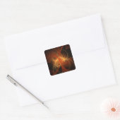 Morning Magic Abstract Art Square Sticker (Envelop)