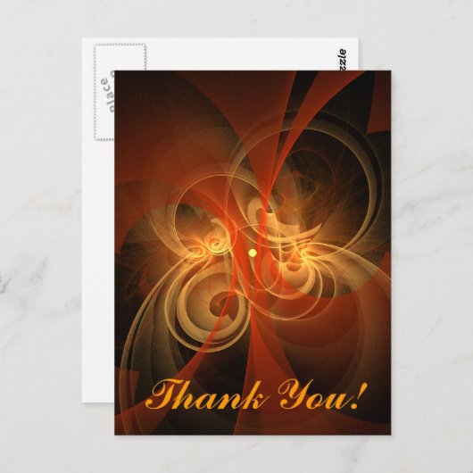 Morning Magic Dank u Briefkaart (Voorkant / Achterkant)