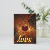 Morning Magic Love Briefkaart (Staand voorkant)