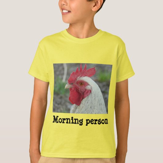 Morning mannetje t-shirt (Voorkant)