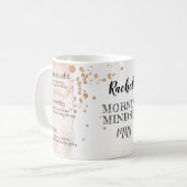 Morning Mindset Mug personnalisée (Devant gauche)