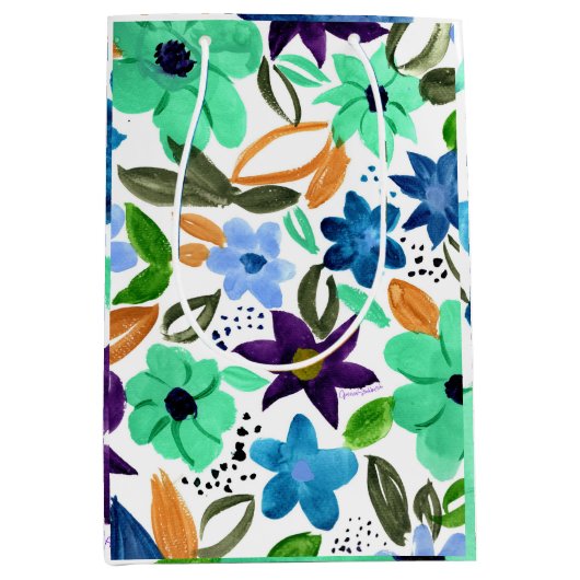 Morning Mint medium geschenktas Medium Cadeauzakje (Voorkant)