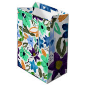 Morning Mint medium geschenktas Medium Cadeauzakje (Achterkant Gekanteld)