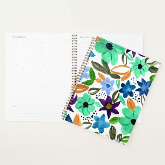 Morning Mint planner (Devant avec enveloppe)