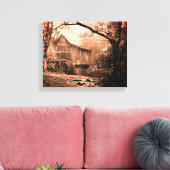 Morning Mist Canvas Afdruk (Insitu (Woonkamer))