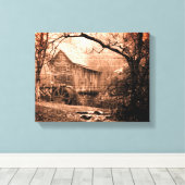 Morning Mist Canvas Afdruk (Insitu (Houten vloer))