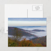 Morning mist on the mountains briefkaart (Voorkant / Achterkant)