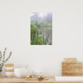 Morning Mist op Pond Poster (Keuken)