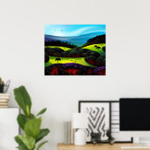 Morning Mist Poster (Thuiskantoor)