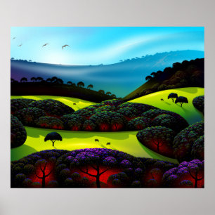 Morning Mist Poster