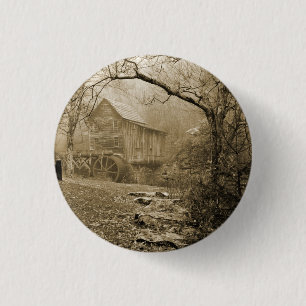 Morning Mist Ronde Button 3,2 Cm