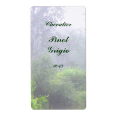 Morning Mist Wijnlabel Etiket (Voorkant)