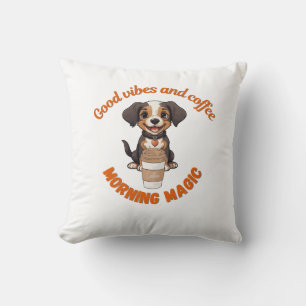 Morning Mood: Goede Vibes en Koffie – Digitale Hon Kussen