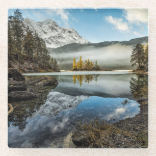 Morning Mood Meer van Eibsee Glazen Onderzetter