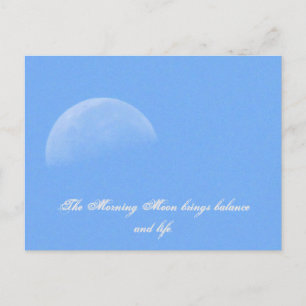 Morning Moon Briefkaart